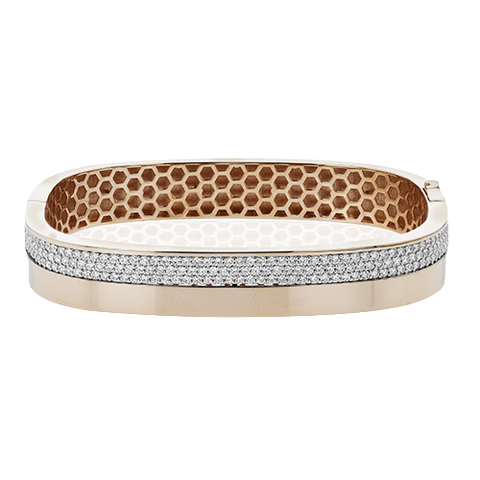 Simon G  lb2407 Bangle in 18k Gold with Diamonds