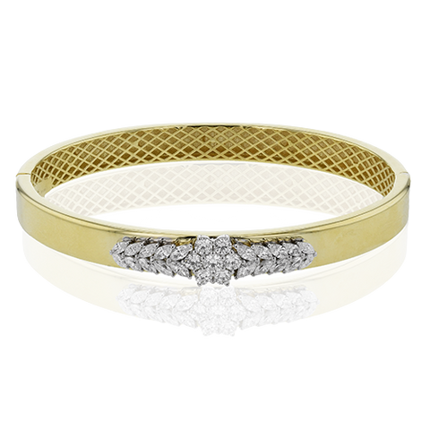Simon G  lb2416 Bangle in 18k Gold with Diamonds