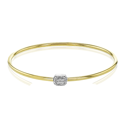 Simon G  lb2430 Bangle in 18k Gold with Diamonds