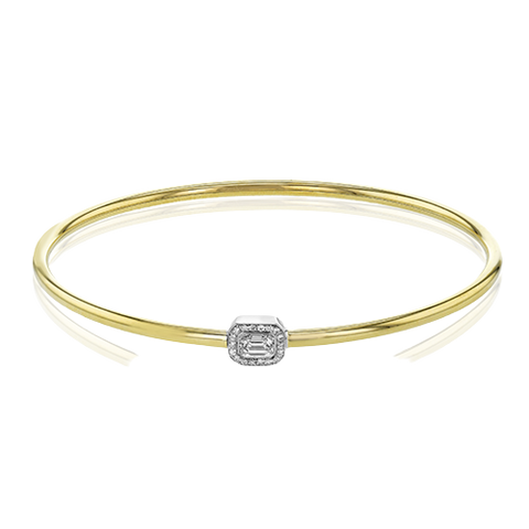 Simon G  lb2430 Bangle in 18k Gold with Diamonds