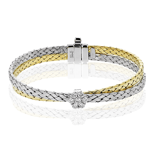 Simon G  lb2436 Bangle in 18k Gold with Diamonds