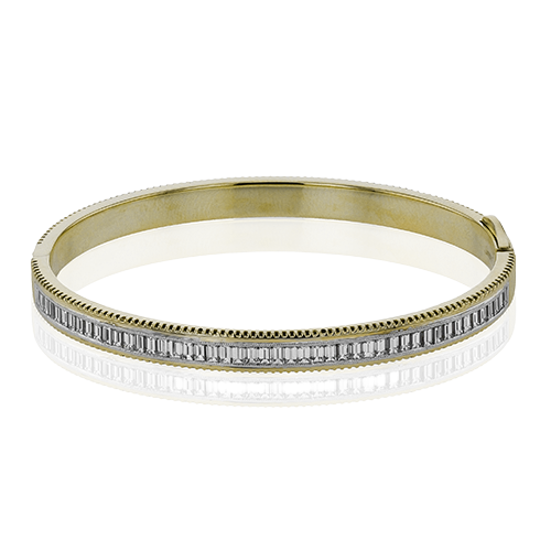 Simon G  lb2455 Bangle in 18k Gold with Diamonds