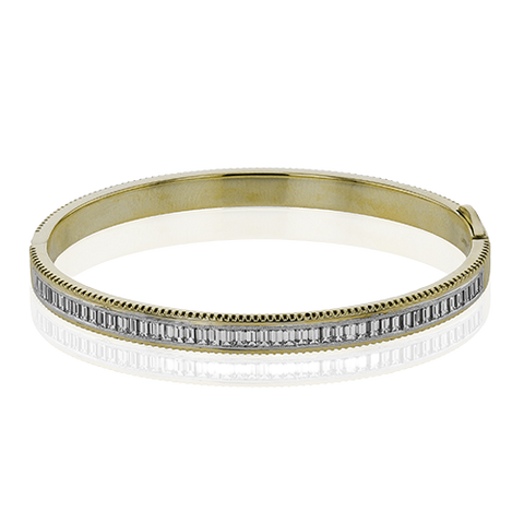 Simon G  lb2455 Bangle in 18k Gold with Diamonds