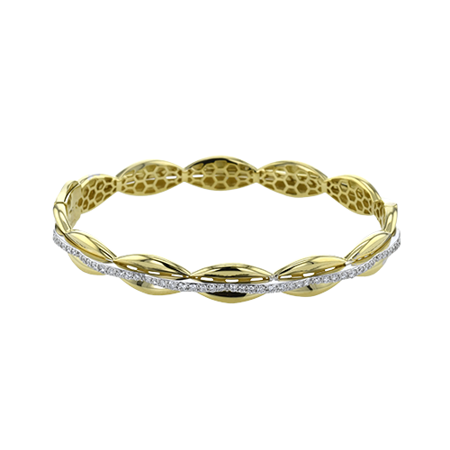 Simon G  lb2456 Bangle in 18k Gold with Diamonds