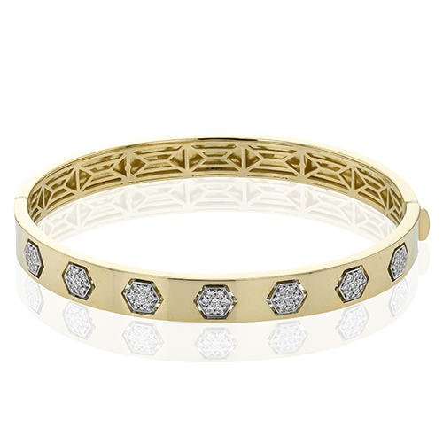 Simon G  lb2483 BANGLE IN 18K GOLD WITH DIAMONDS