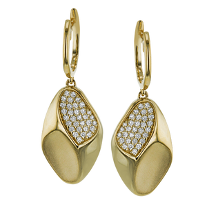 Simon G le2312 Earring in 18K Gold with Diamonds