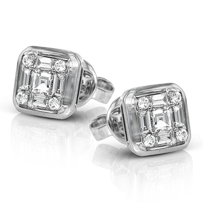 Simon G le4449 Earring in 18k Gold with Diamonds