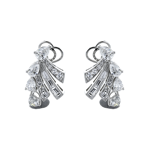 Simon G le4630 Earrings in 18k Gold with Diamonds