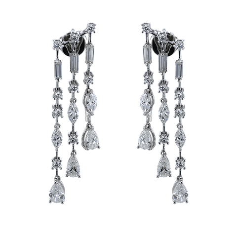 Simon G le4632 Earrings in 18k Gold with Diamonds