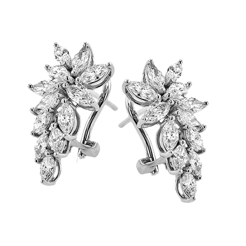 Simon G le4689 Earrings in 18k Gold with Diamonds