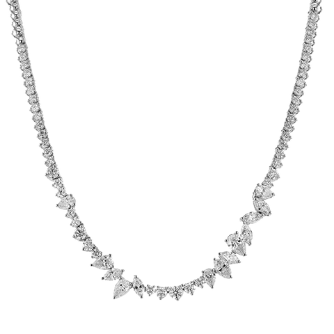 Simon G ln4075 Necklace in 18k Gold with Diamonds