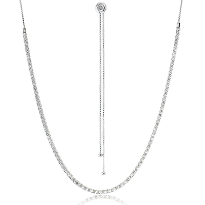 Simon G lp2397 Adjustable Necklace in 18k Gold with Diamonds