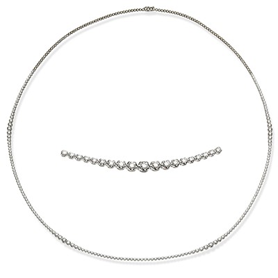 Simon G lp4778 Necklace in 18k Gold with Diamonds