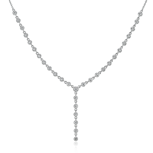 Simon G lp4805 Necklace in 18k Gold with Diamonds