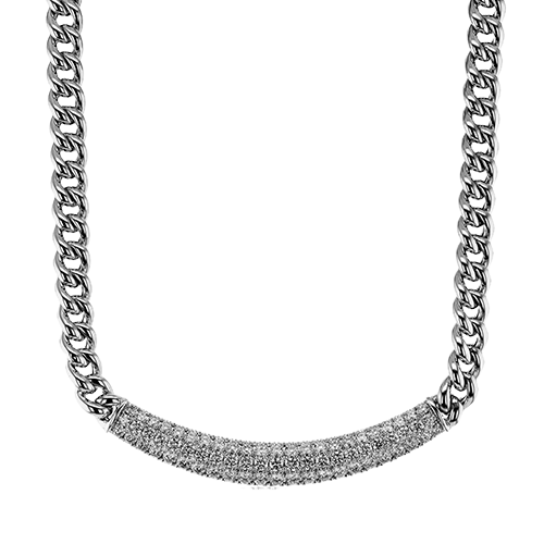 Simon G lp4849 Necklace in 18k Gold with Diamonds