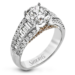 Simon G. Round Engagement Ring