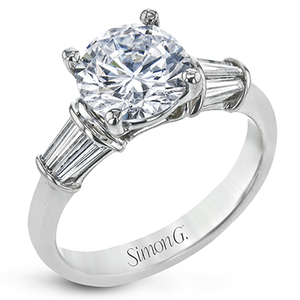 Simon G. 2ct Engagement Ring LR2446 WHITE 18K SEMI