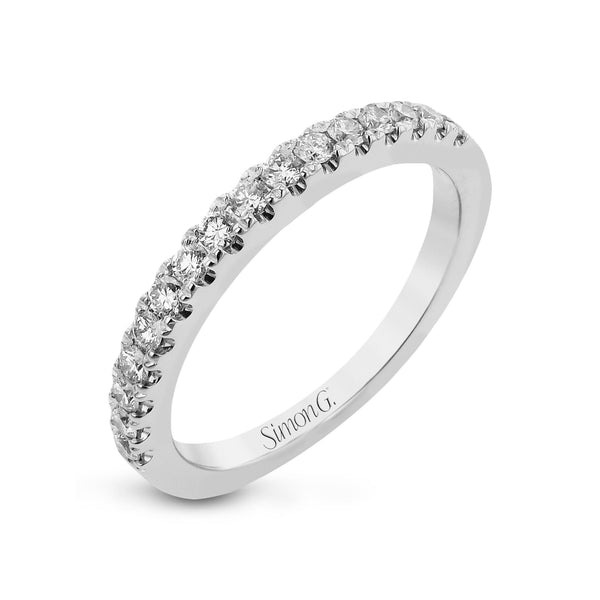 Simon G. Wedding Band in 18k Gold with Diamonds
