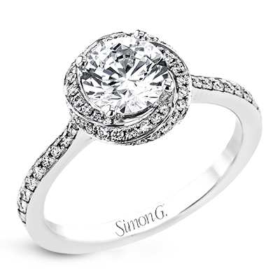 Simon G Engagement Ring LR2982 WHITE 18K X WHITE