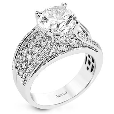Simon G. Engagement Ring LR2989 WHITE 18K X WHITE