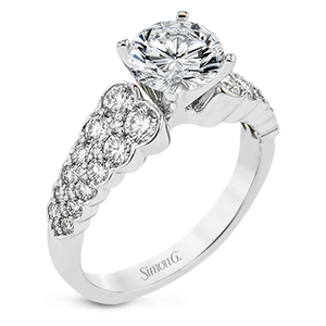 Simon G. 2ct Engagement Ring LR2990 WHITE 18K X WHITE