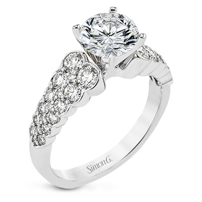 Simon G. 2ct Engagement Ring LR2990 WHITE 18K X WHITE