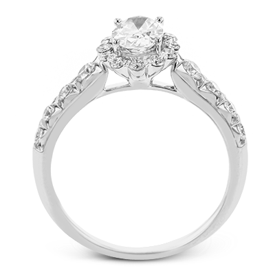 Simon G. Oval Engagement Ring Setting