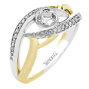 Simon G. Engagement Ring LR3070 2T 18K X 2T