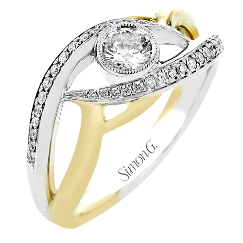 Simon G. Engagement Ring LR3070 2T 18K X 2T
