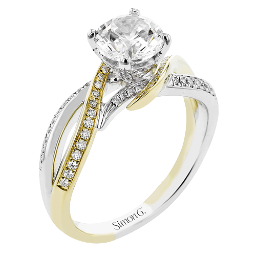 Simon G. Engagement Ring LR3073 2T 18K X 2T