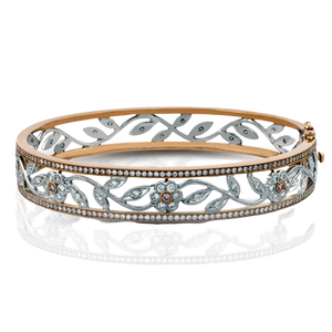 Simon G  mb1183-r Bangle in 18k Gold with Diamonds