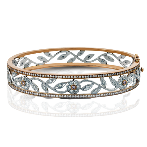 Simon G  mb1183-r Bangle in 18k Gold with Diamonds
