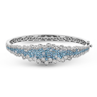 Simon G  mb2269 Bangle in 18K Gold with Diamonds