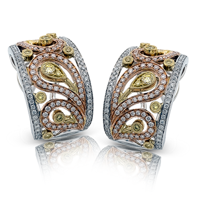 Simon G me1426 Earrings in 18k Gold with Diamonds