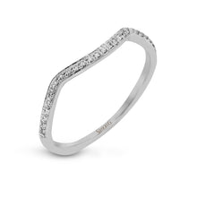 Load image into Gallery viewer, Simon G. Wedding Band in 18k Gold with Diamonds