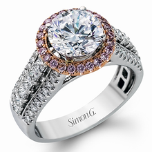 Load image into Gallery viewer, Simon G. 2ct Engagement Ring MR1502 WHITE 18K BAND