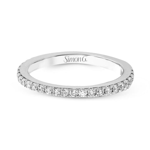 Simon G. Eternity Wedding Band in 18k Gold with Diamonds