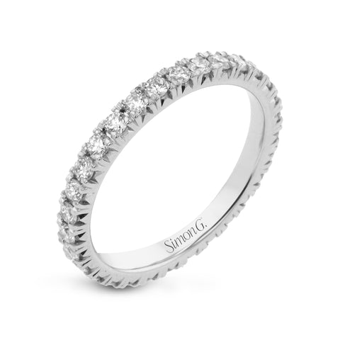 Simon G. Eternity Wedding Band in 18k Gold with Diamonds