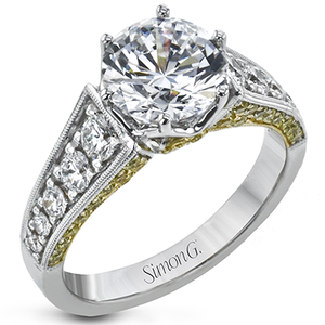 Simon G 3ct Engagement Ring MR3065 2T 18K SEMI