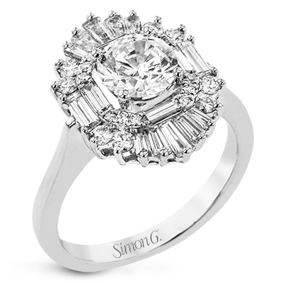Simon G. Engagement Ring MR4090-A WHITE 18K X WHITE