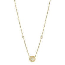 Load image into Gallery viewer, Penny Preville 18K Yellow or White Gold Medium Pave Round Diamond Necklace