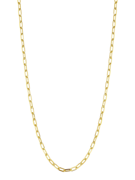 Penny Preville 18K Gold Flat Link Chain 18''