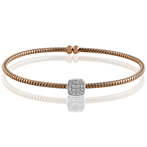 Simon G  nb130 Bangle in 18K Gold with Diamonds
