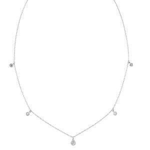 14K Drop Diamond Necklace (0.50ctw)