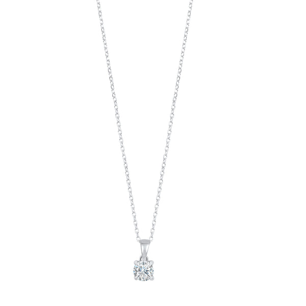 3/4 CTW Diamond Solitaire Pendant