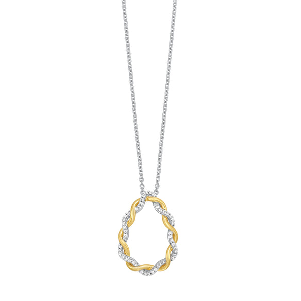 Teardrop Twist Pendant