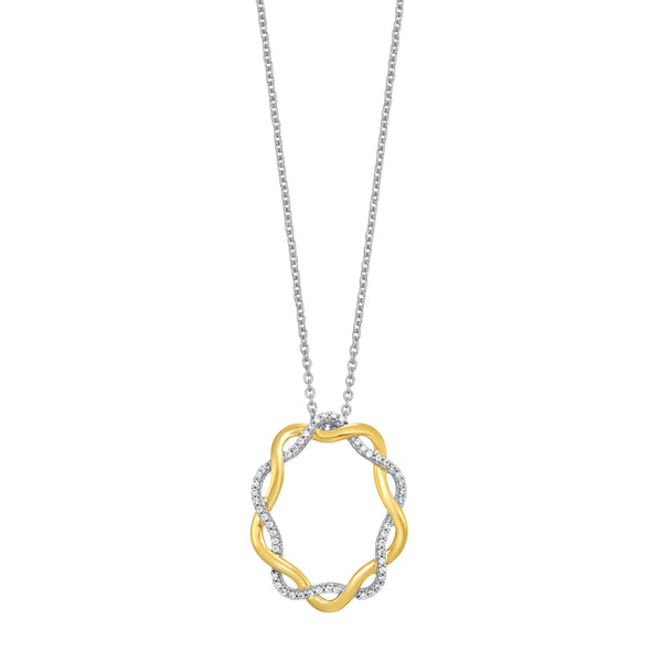 Oval Twist Pendant