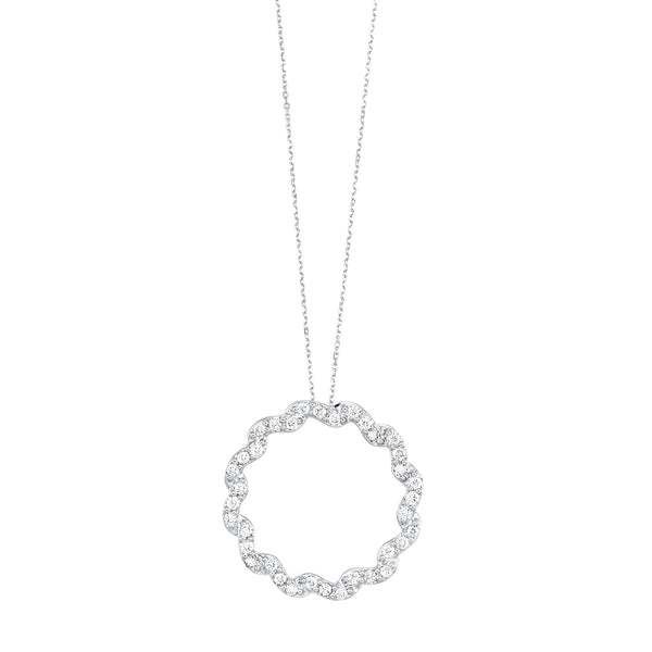 Circle Pendant - 1/4 ctw