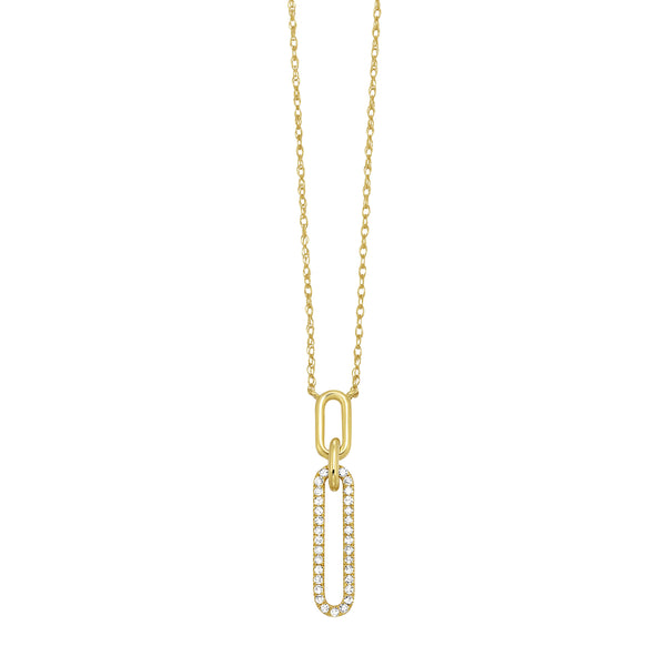 Yellow Gold Diamond Pendant