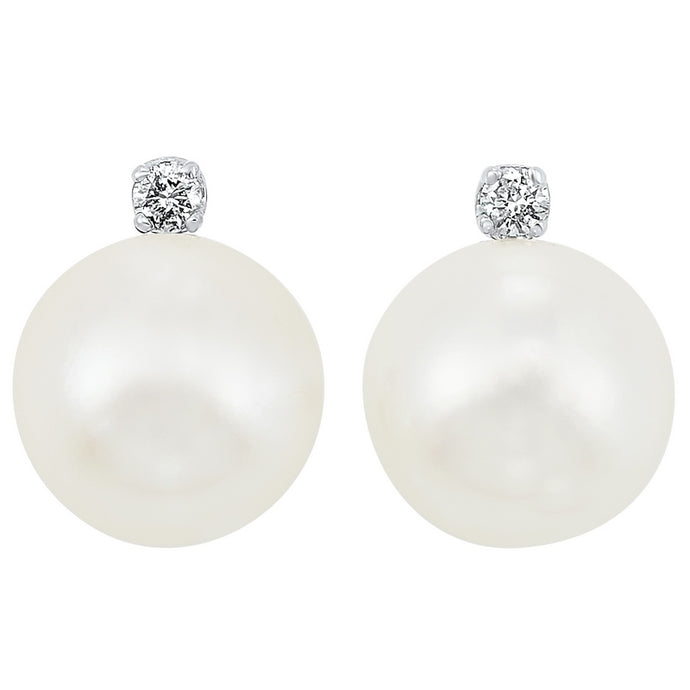 14kw cultured pearl earrings, rol1165d